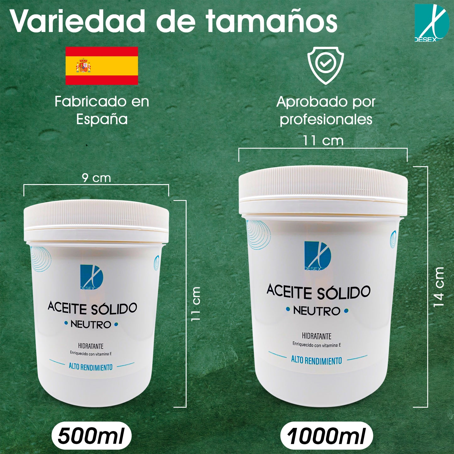 Aceite solido para masaje neutro