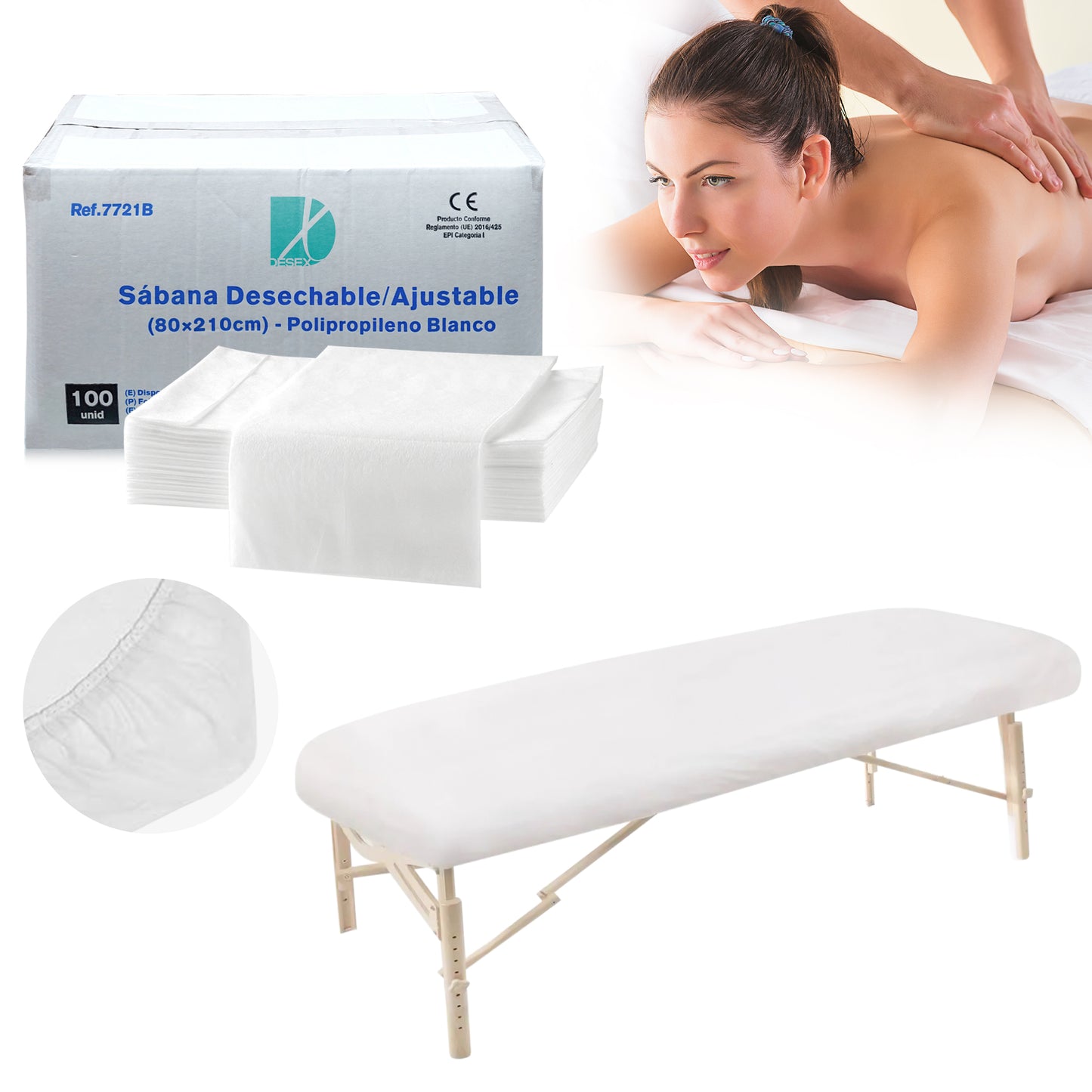 Sabanillas desechables para camillas